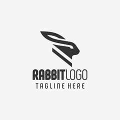 Modern Rabbit Power Logo Design