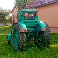 A farmer's reliable old tractor