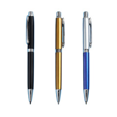 Fototapeta premium A Trio of Modern Stylus Pens Against a Clean [Transparent Background PNG].