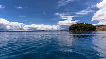 lake titicaca bolivia south america.