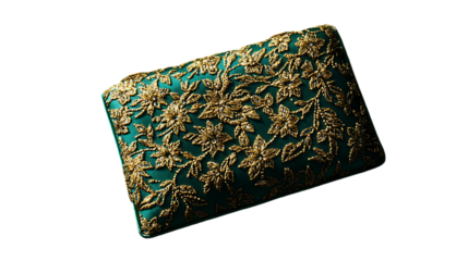leather wallet isolated on white