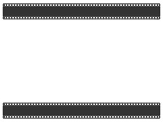 映画　ネガフィルム　フレーム　イラスト
