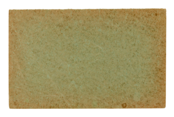 photo of isolated old green grunge paper banner - paper background	
