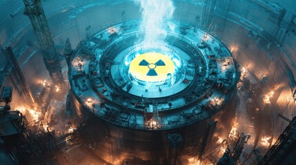Nuclear power plant interior