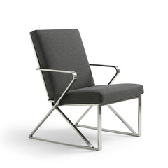 Stylish Furniture Chair Isolated On Clean White Background
