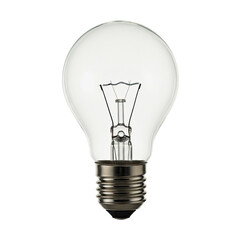 Modern Electric Bulb Isolated On Clean White Background