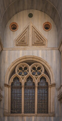 Naklejka premium St Mark’s Basilica facade and decorative details in Venice