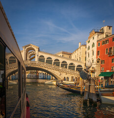 Rialto Bridge spanning the Grand Canal in Venice