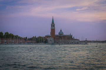 Fototapeta premium Panoramic View of San Giorgio Maggiore Island Venice