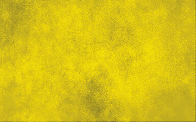 Vintage yellow grunge wall background with faded surface texture. Bright yellow distressed grunge paper texture. Grunge texture background with abstract rough design.