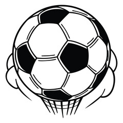 Football Player Vector Silhouette Design