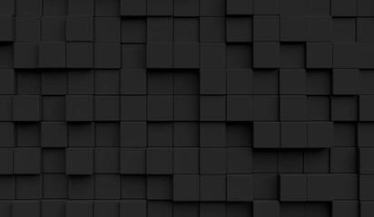 Abstract Texture: Dark Gray Cubic Pattern