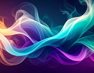 Fototapeta premium 抽象的なスモーク背景 – Abstract Smoke Background