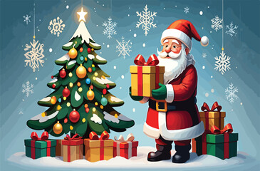 Abstract geometric pattern with vibrant color palette