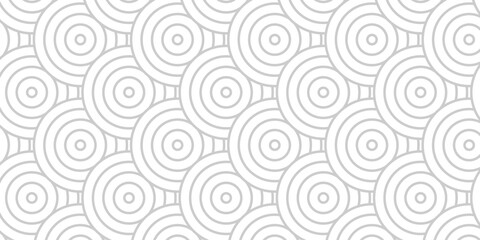 Minimal overlapping Pattern creative fabric textile. seamless diamond geometric waves spiral abstract circle wave line. white and gray stripe geometric create retro line pattern background.	