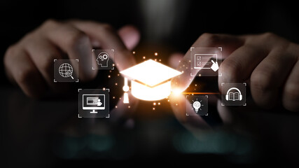 Online learning system combining digital education, e-learning, and virtual classroom to enhance learning, assessment, and global knowledge sharing. Latch