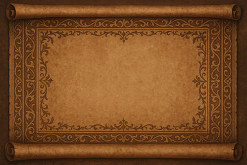 Medieval Parchment Scroll