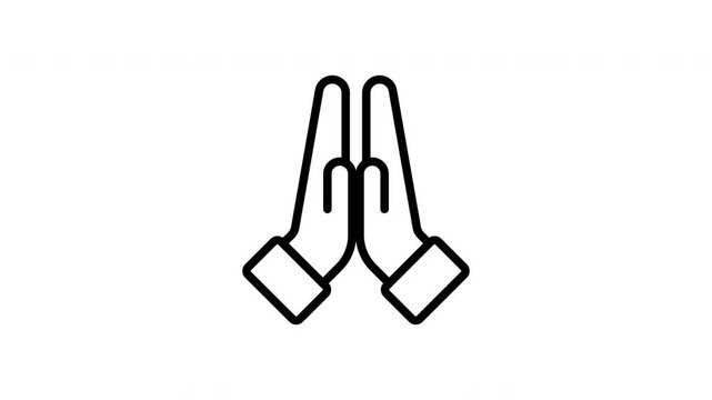 hands animation icon