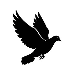 dove of peace. Dove silhouette.