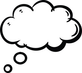 thinking bubble, icon