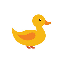 A toy duck vector art illustration