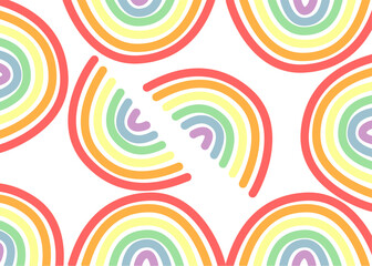 Obraz premium abstract rainbow background colourful line arrangement pattern vector