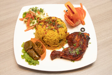 Tandoori Khichuri in an Authentic Earthen Pot side view of bangladeshi food