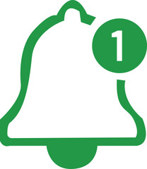 Notification bell icon, New message, incoming inbox, reminder alert sign business vector symbols,Bell alarm icon. Solid icon that can be applied anywhere, simple,modern style icon.