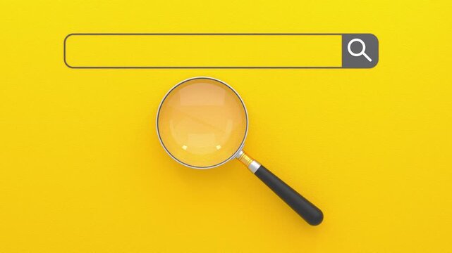 web search concept video animation