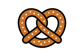 Vector Illustration of German Pretzel Icon