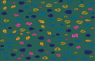 seamless pattern with flowers