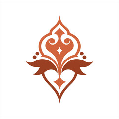 Elegant Decorative Silhouette Pattern Vector Illustration