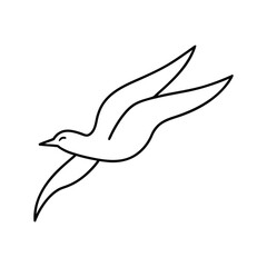 vector illustration of a bird