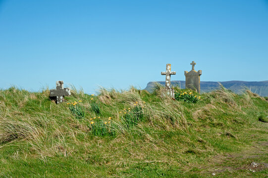 Old church, Strandhill, Co, Sligo, Ireland