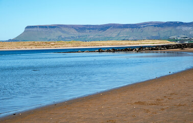 The Nun's Beach, and  Ben Bulben on the background,  Sligo, Ireland
