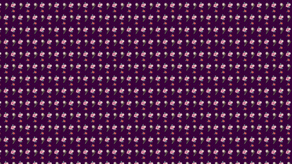 Purple Geometric Small Dots Pattern