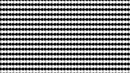 Black & White Circle Line Pattern