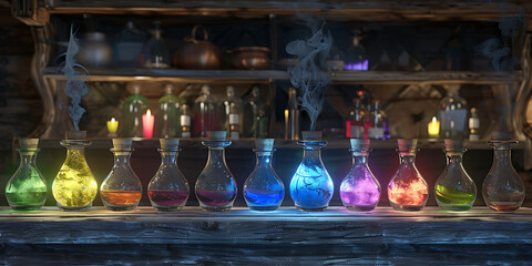 Enchanted Potion Bottles