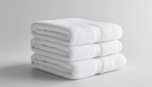 White Towels: A Fresh And Clean Addition To Your Bathroom DéCor - Classic White Towels For A Luxurious And Spa-Like Experience.