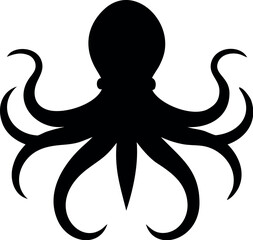 vector illustration of an octopus