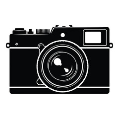 Classic film camera silhouette iconic photography equipment vintage aesthetic silhouette