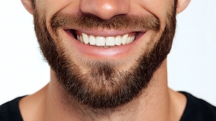 Obraz premium Close-Up Portrait of a Smiling Handsome Man