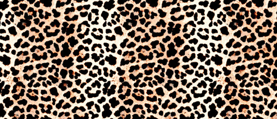 leopard print texture. seamless leopard skin pattern.
