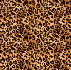 leopard print texture. seamless leopard skin pattern.
