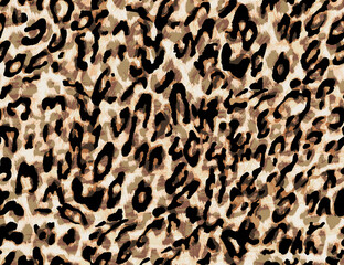 leopard print texture. seamless leopard skin pattern.
