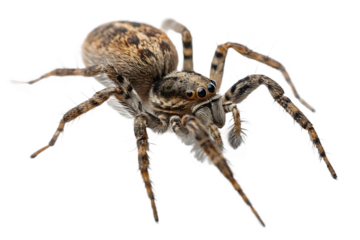A solo spider isolated with transparent AI generated by PNG