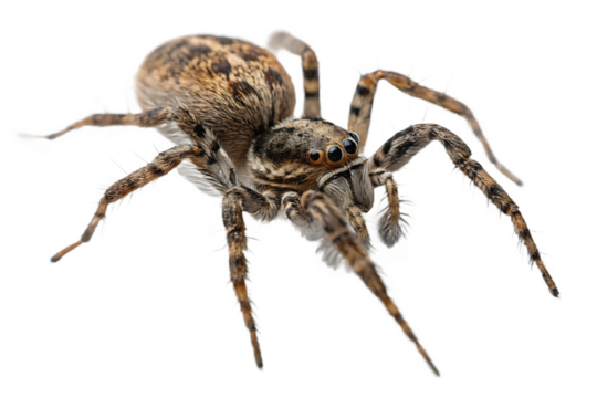 A solo spider isolated with transparent AI generated by PNG