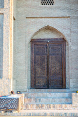 Beautiful doors to madrasahs in Uzbekistan