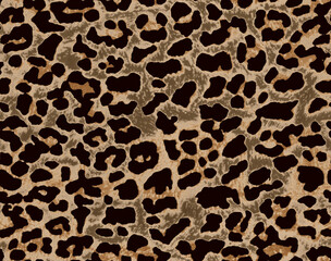 leopard print texture. seamless leopard skin pattern.

