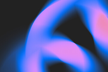Blurred Pink and Blue Smoke, Abstract Light Effect – Soft glowing flowing curves with transparency, futuristic fantasy motion texture. Digital background for creative design and technology concepts.